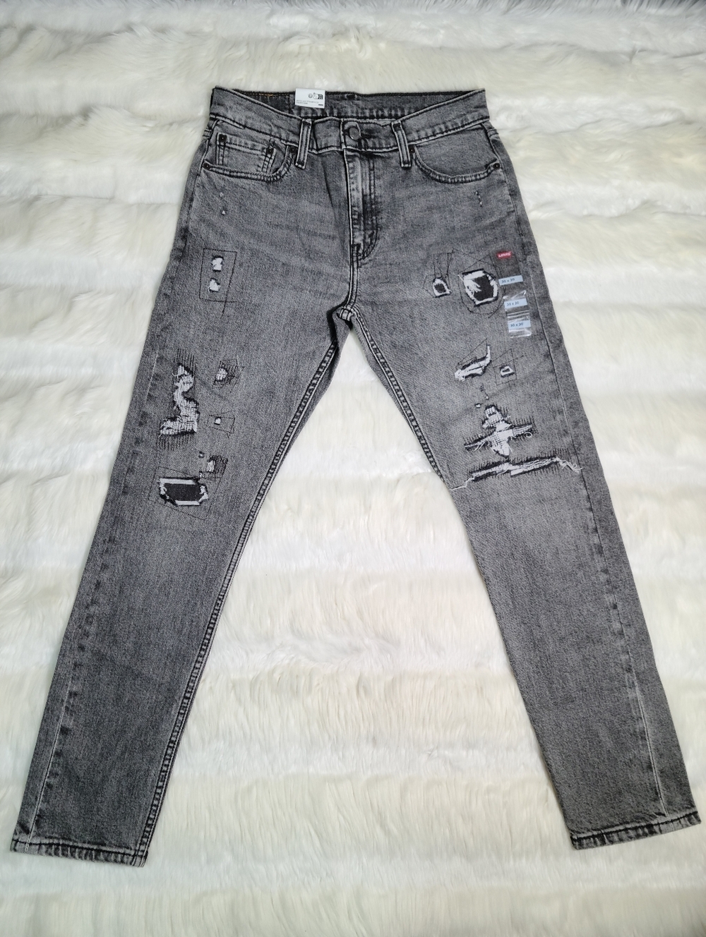 Levi's 512 Slim Taper Gray Jeans Men 30x30 NWT